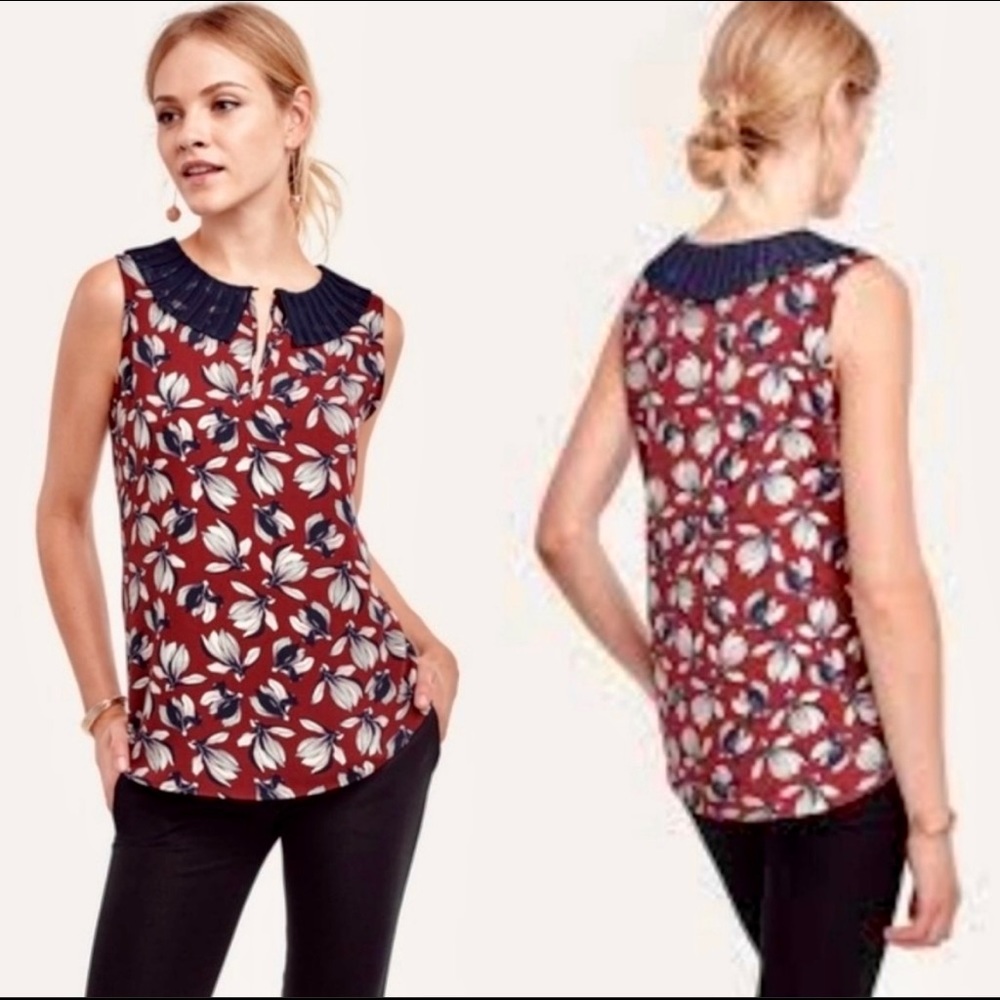 Ann Taylor sleeveless blouse
